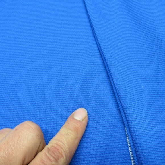 PING Kansas Jayhawks Shirt Mens XL Blue Pullover Sensor Cool Golf Activewear Zip - Picture 5 of 13